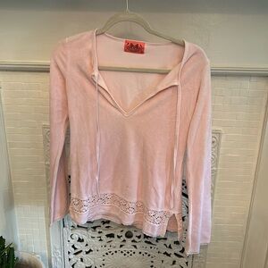 Juicy couture vintage pink lace Beach cover up